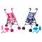 Lissi Dolls Baby Doll Umbrella Stroller Twin Set with 2 Toy Baby Dolls